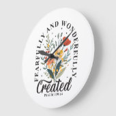 恐ろしく素晴らしく作られた ラージ壁時計 (傾斜)