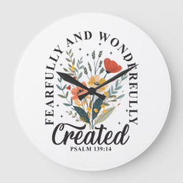 恐ろしく素晴らしく作られた ラージ壁時計