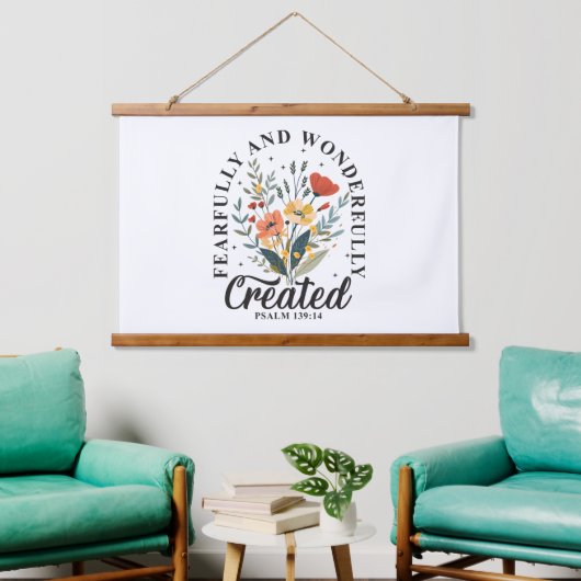 恐ろしく素晴らしく作られた 吊り下げ型タペストリー (リビング)