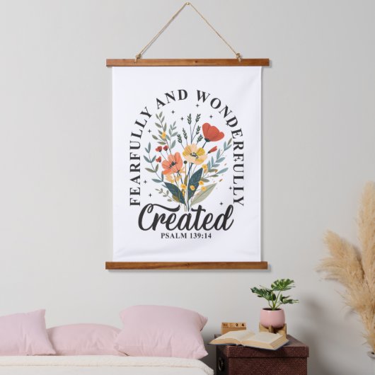 恐ろしく素晴らしく作られた 吊り下げ型タペストリー (寝室)