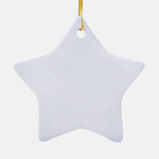 恐ろしく素晴らしく作られた – 青 セラミックオーナメント (裏面)