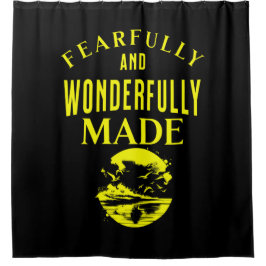 「恐ろしく、すばらしく作られた」 クリスチャン シャワーカーテン