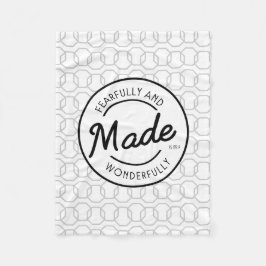 恐ろしく、素晴らしく作られたヴィンテージスタンプ フリースブランケット