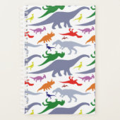 恐カラフル竜図（光） プランナー手帳 (正面)