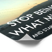 恐ストップ怖やる気を起こさせるのポスター ポスター (角)