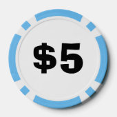 恐パーソナライズされた怖ピエロ複合トランプのポーカーチップ ポーカーチップ (裏面)