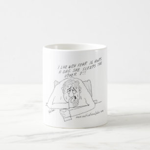 恐怖おもしろいのマグカップ コーヒーマグカップ