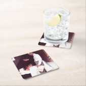 恐怖からの自由 スクエアペーパーコースター (インサイチュ)