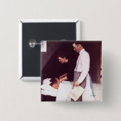 恐怖からの自由 缶バッジ (正面&裏面)