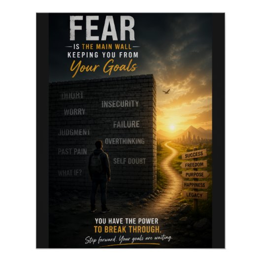 恐怖があなたを目標から遠ざけている ポスター (正面)