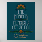 恐怖が続くので、私は焼いた皮肉なクッキー ポスター (正面)