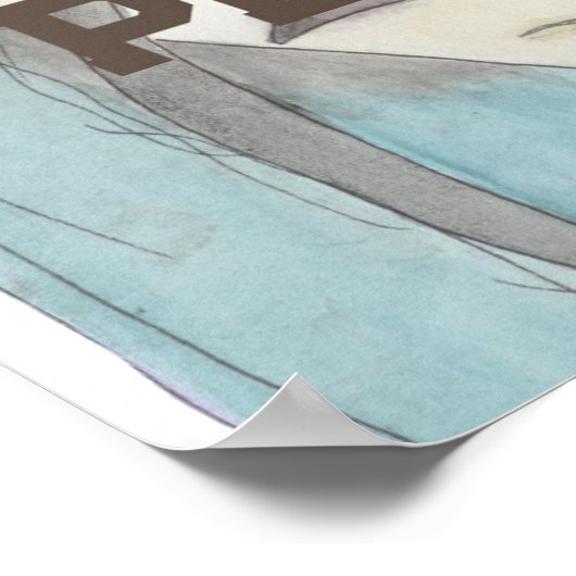 恐怖が続く ポスター (角)