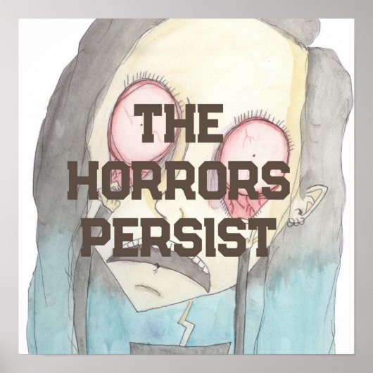 恐怖が続く ポスター (正面)