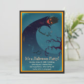 恐怖でパーティーハローウィンパーティ招待状 招待状 (スタンド正面)