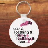 恐怖と嫌悪 キーホルダー (正面)