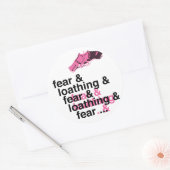 恐怖と嫌悪 ラウンドシール (封筒)