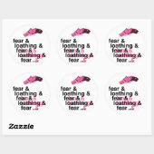 恐怖と嫌悪 ラウンドシール (シート)