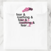 恐怖と嫌悪 ラウンドシール (バッグ)