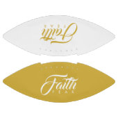 恐怖と白に対する金ゴールド アメリカンフットボール (パネル)