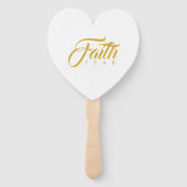 恐怖と白に対する金ゴールド ハンドファン (正面)