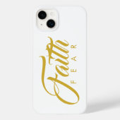 恐怖と白に対する金ゴールド Case-Mate iPhoneケース (裏面)