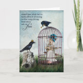 恐怖と自由の感動的引用文 カード (正面)