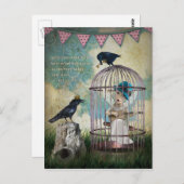 恐怖と自由の感動的引用文 ポストカード (正面/裏面)