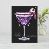 「恐怖と酒」ハロウィンパーティーの招待状 招待状 (スタンド正面)