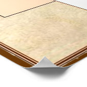 恐怖なし勇気付けられる水色の鳥はがき ポスター (角)