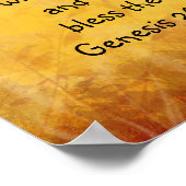 恐怖なし勇気付けられる水色の鳥 ポスター (角)