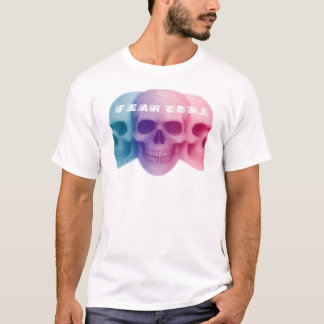 恐怖なし、恐れを知らないスカルTシャツ Tシャツ