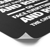 恐怖には二つの意味がある感動的 ポスター (角)