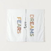 恐怖に夢を見る タペストリー (正面(横))