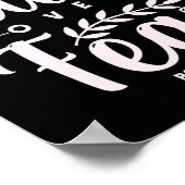 恐怖に対するキリスト教の聖句の信仰 ポスター (角)