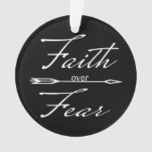 恐怖に対するキリスト教信仰 オーナメント (正面)