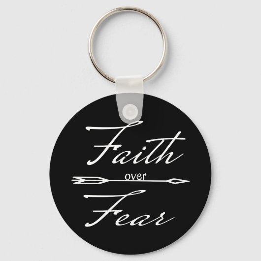 恐怖に対するキリスト教信仰 キーホルダー (正面)