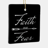 恐怖に対するキリスト教信仰 セラミックオーナメント (右)