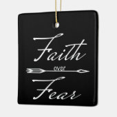 恐怖に対するキリスト教信仰 セラミックオーナメント (左)