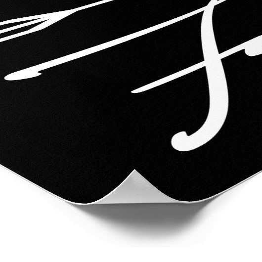 恐怖に対するキリスト教信仰 ポスター (角)