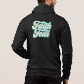 恐怖に対するフード付きスウェットシャツの闇の信仰 パーカ (裏面)