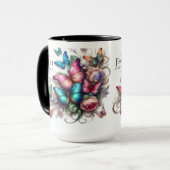 恐怖に対するマグ鮮やか信仰» Butterfly Mug マグカップ (正面左)