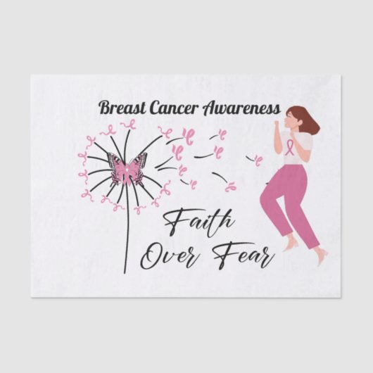 恐怖に対する乳がん認識度信仰 薄葉紙 (正面)