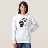 恐怖に対する信仰の乳がん認識度 パーカ (正面フル)