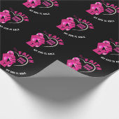 恐怖に対する信仰の乳がん認識度 ラッピングペーパー (角)