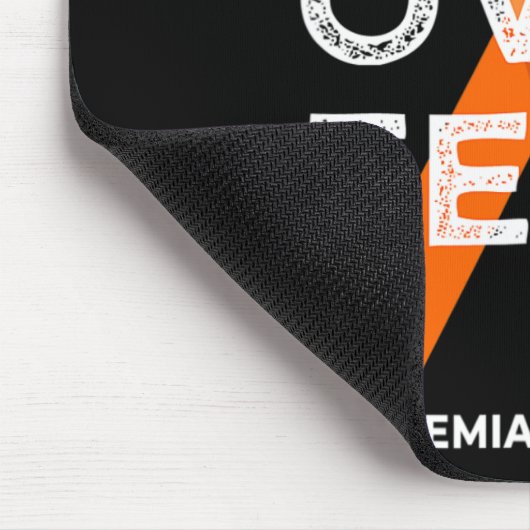 恐怖に対する信仰オレンジリボン戦う白血病認識 マウスパッド (コーナー)