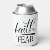 恐怖に対する信仰ゴスペルのグラフィック有名なクリスチャン 缶クーラー (缶正面)