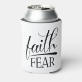 恐怖に対する信仰ゴスペルのグラフィック有名なクリスチャン 缶クーラー (缶裏面)