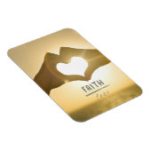 恐怖に対する信仰フォトマグネット マグネット (右側)