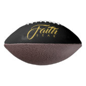 恐怖に対する信仰ブラックサッカー金ゴールド アメリカンフットボール (回転90)