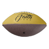 恐怖に対する信仰ブラックサッカー金ゴールド アメリカンフットボール (回転270)